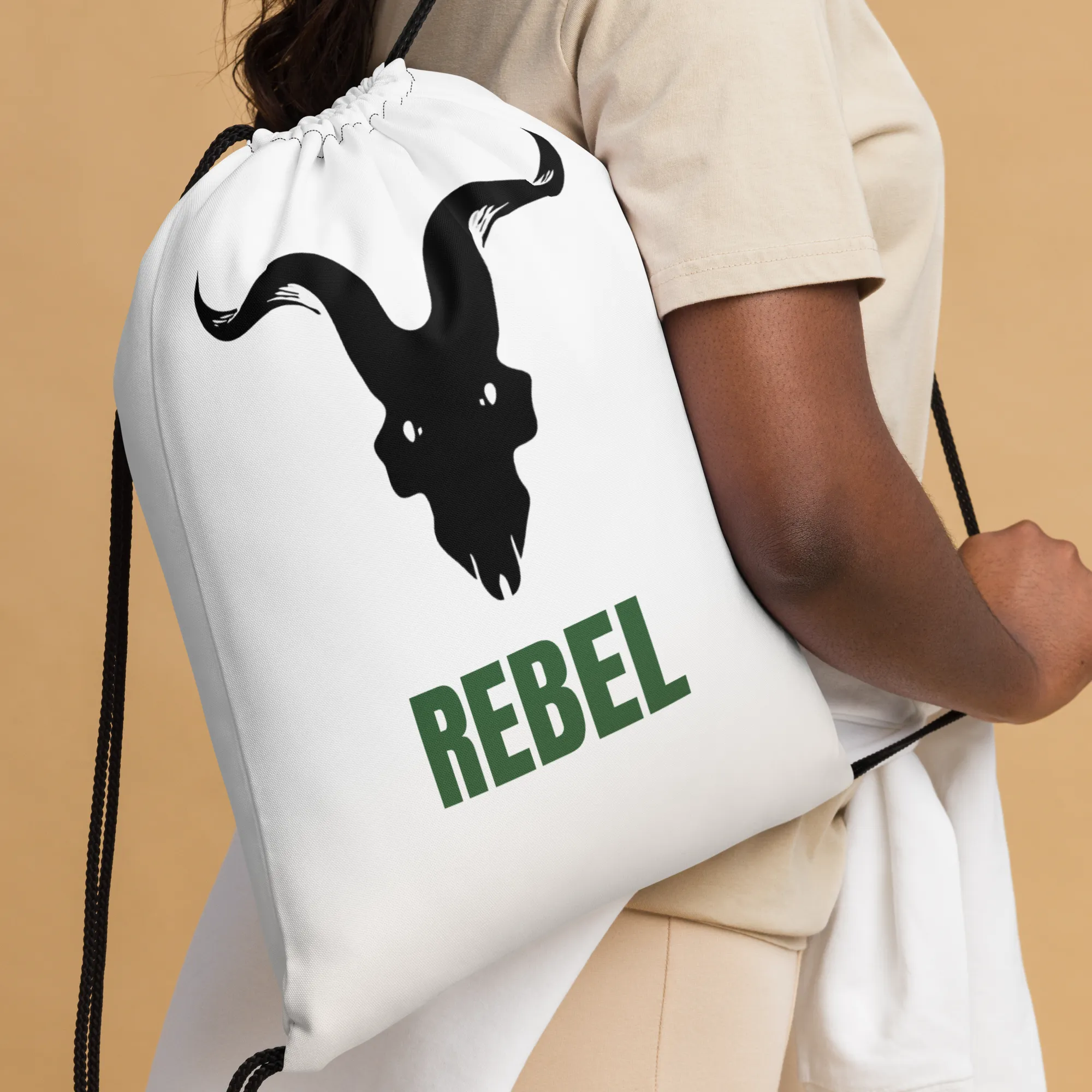 Savage Rebellion Drawstring Bag
