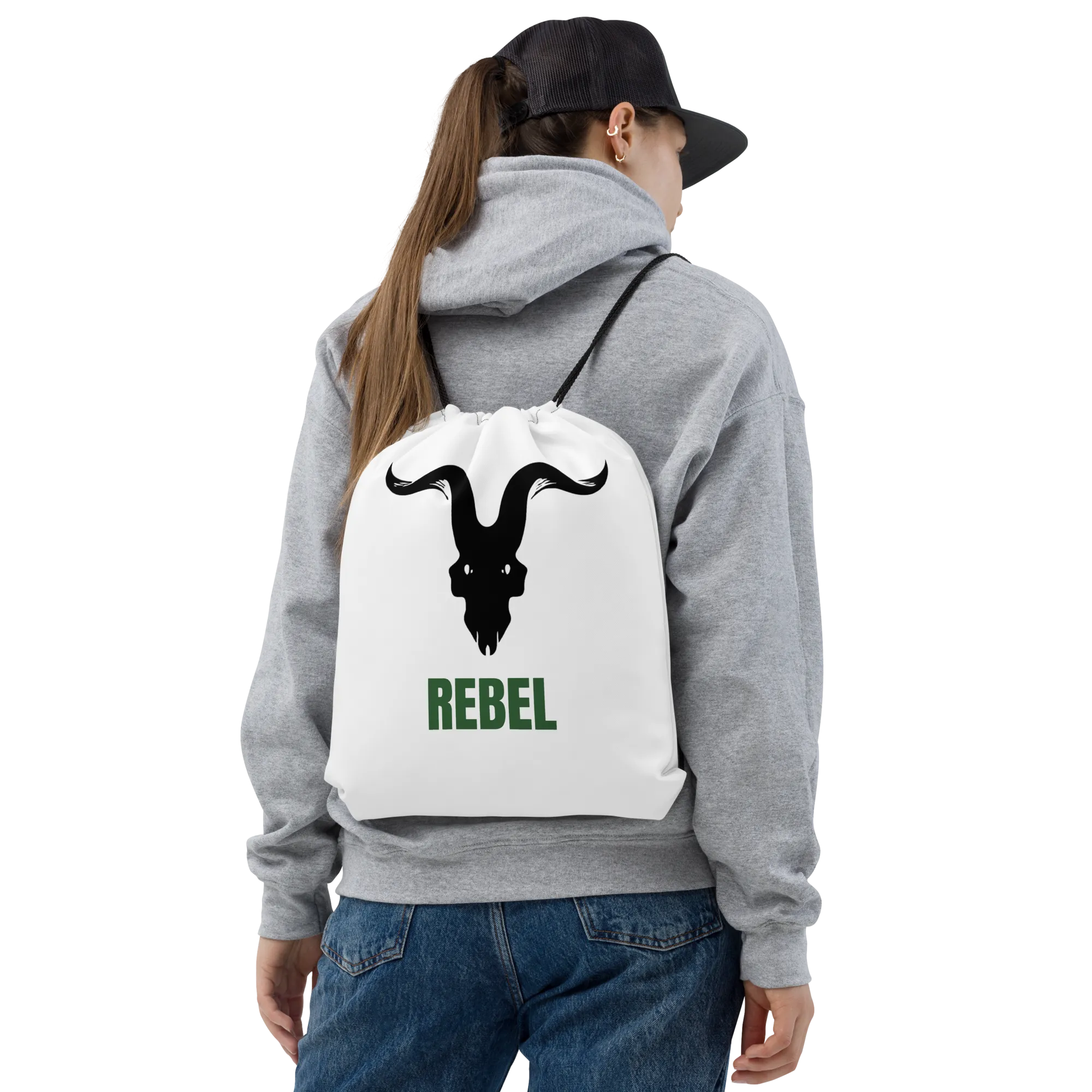 Savage Rebellion Drawstring Bag