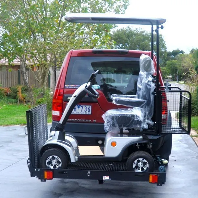 SC500XL Towbar Scooter Carrier with LED Lights and Gas Strut