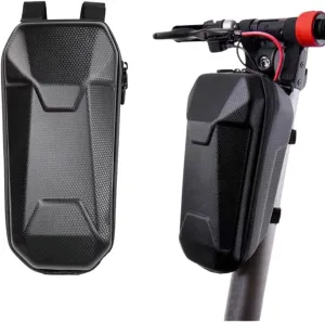 Scooter Bag - Waterproof Hard Shell Storage - Durable Electric Scooter Accessories for Adults - Easy Install Front Bar Bag - Universal Fit for Most E-Scooters & Bikes