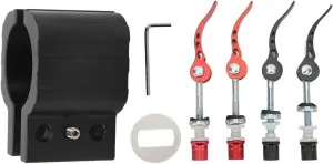 Scooter Folding Clamp Set, Aluminum Alloy Lever and Hex Wrench Scooter Rugged Lock Attachment for 8X 10X 11X Scooter Series