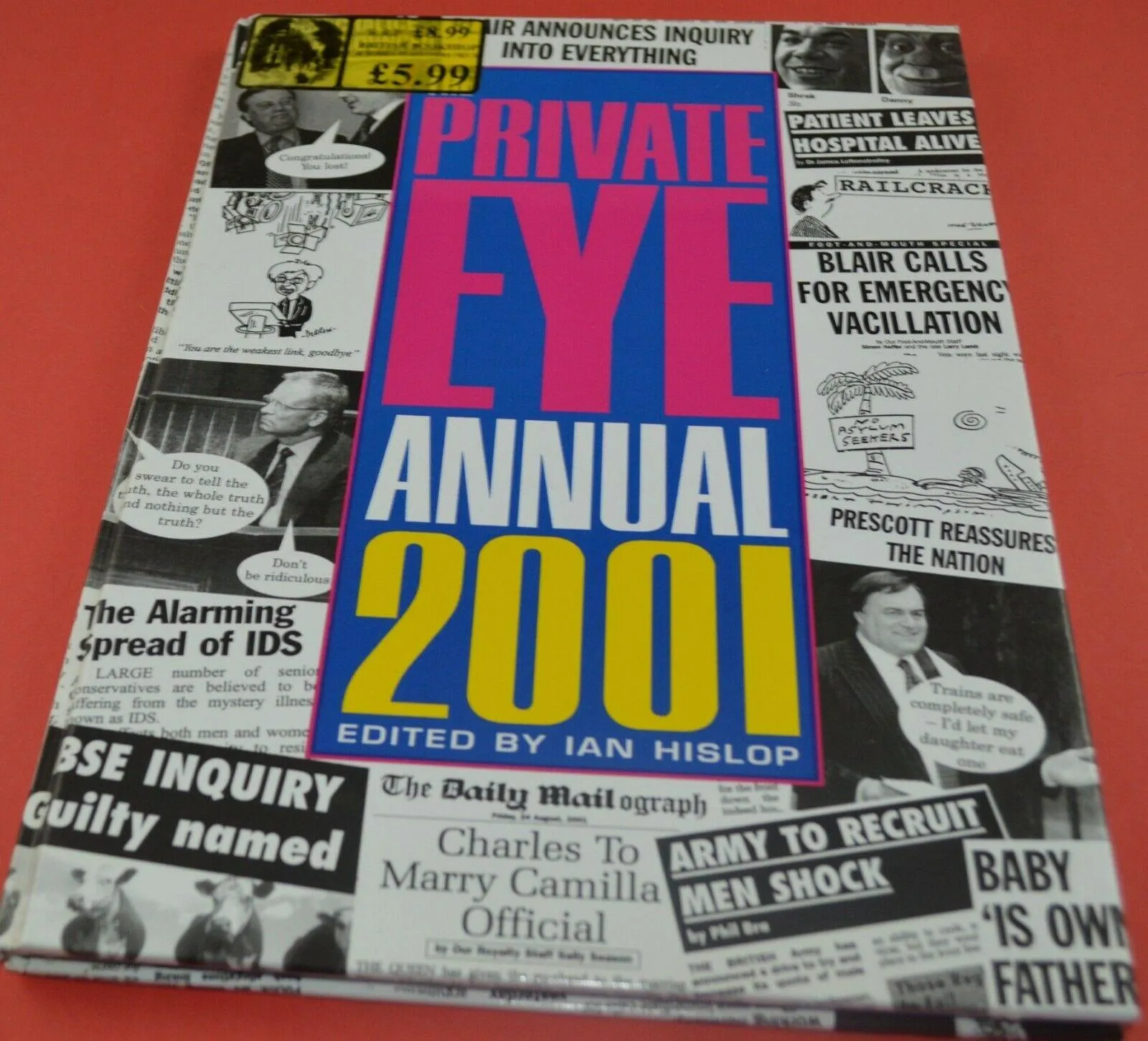 SECONDHAND BOOK PRIVATE EYE ANNUAL 2001(PREVIOUSLY OWNED) GOOD CONDITION