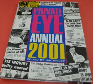 SECONDHAND BOOK PRIVATE EYE ANNUAL 2001(PREVIOUSLY OWNED) GOOD CONDITION