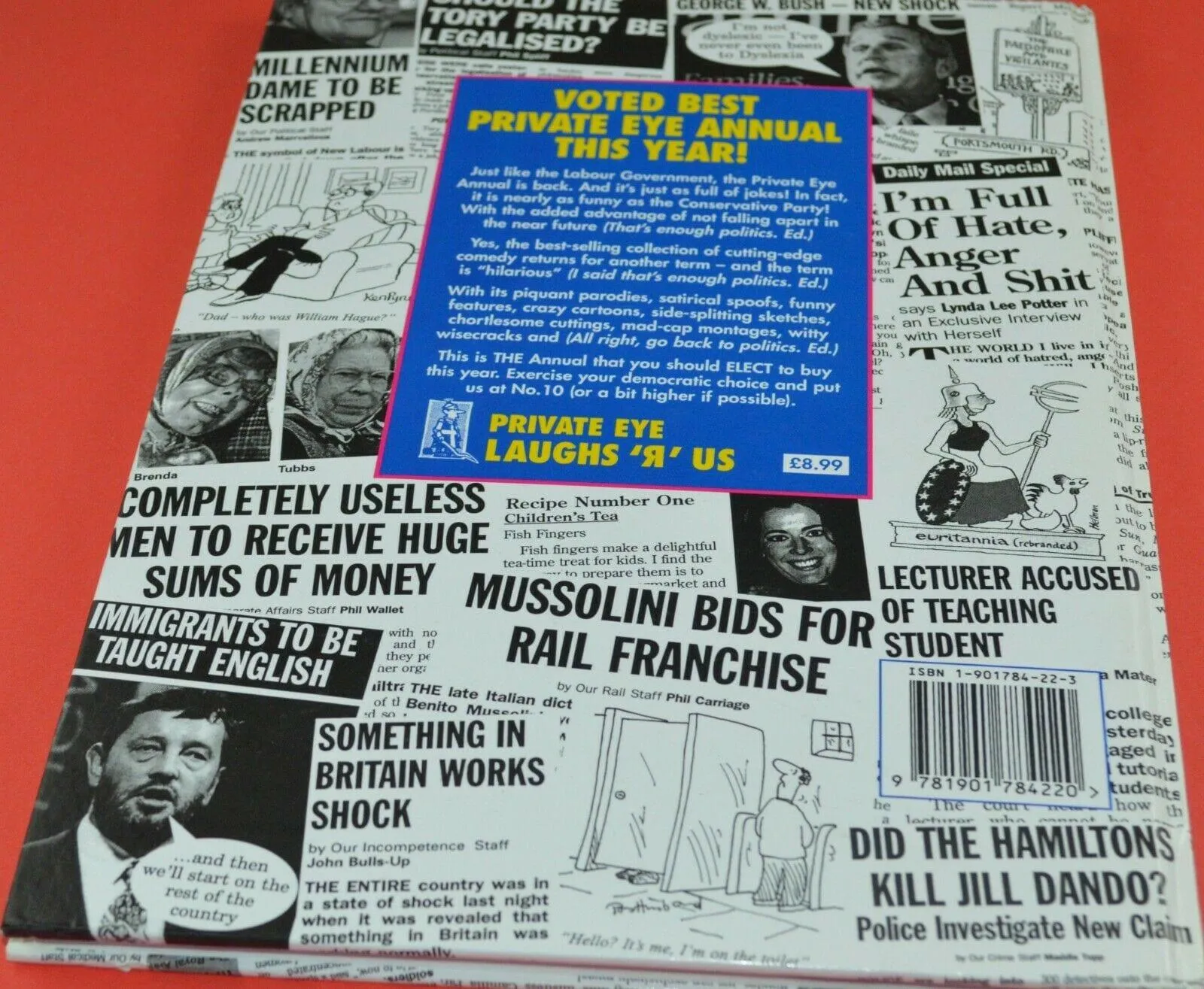 SECONDHAND BOOK PRIVATE EYE ANNUAL 2001(PREVIOUSLY OWNED) GOOD CONDITION