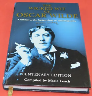 SECONDHAND BOOK THE WICKED WIT OF OSCAR WILDE CENTENARY EDITION(PREVIOUSLY OWNED)GOOD CONDITION