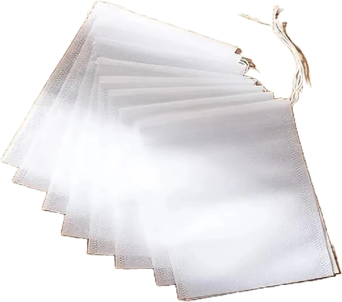 SEDLAV Tea Filter Bags - 100PCS of Essential Wood Pulp Filter Paper Bags with Drawstring for Loose Leaf Tea, Coffee, Herbs