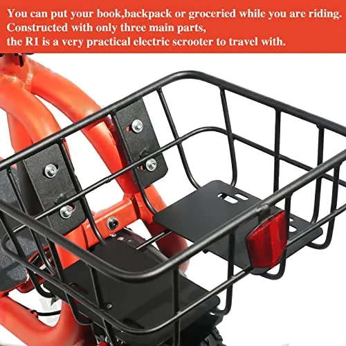 Sehomy 2 Wheel Electric Folding Scooter with Seat 450W, 20 Mile Range, 15.5 Mph