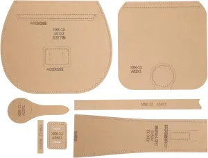 Shoulder Bag Acrylic Template, Single Shoulder Bag Acrylic Template Leather Craft Pattern Leather Pattern Template Transparent Leather Making Cutting MoldTemplates