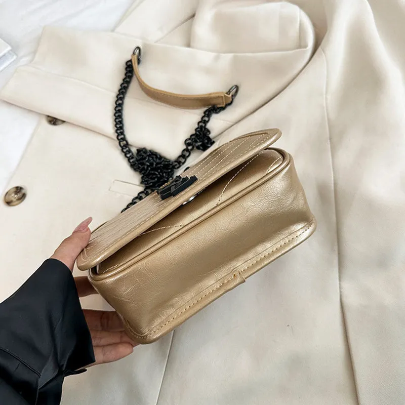 shoulder bag chain messenger bag