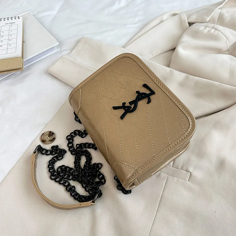 shoulder bag chain messenger bag