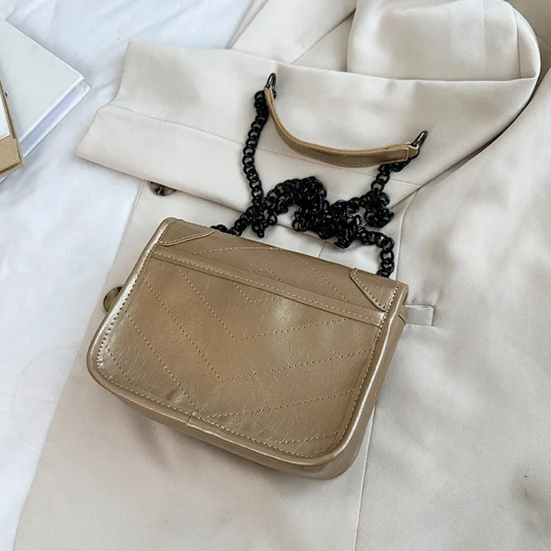 shoulder bag chain messenger bag