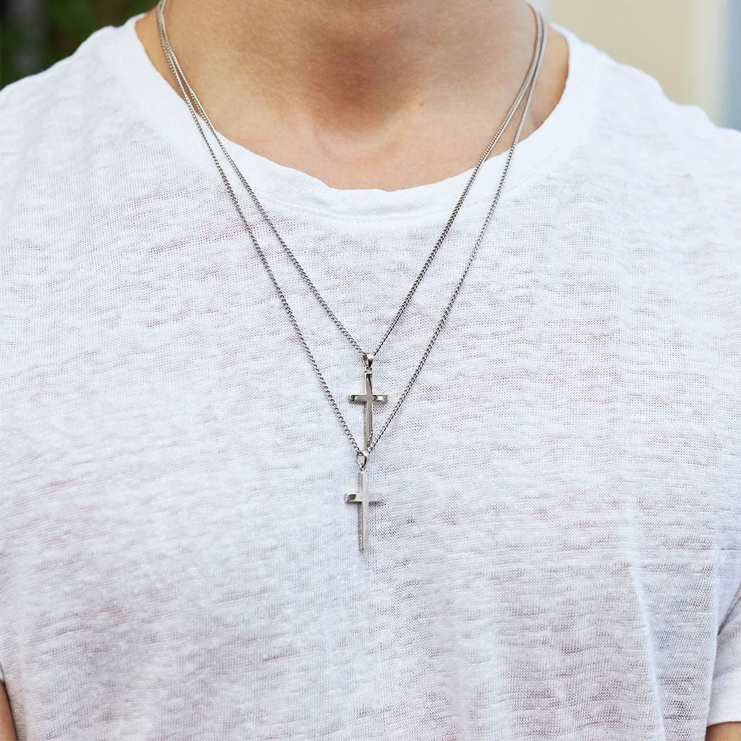 Silver Cross Necklace