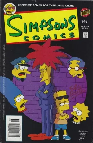 Simpsons Comics #46 (Newsstand) VG ; Bongo comic book | Sideshow Bob