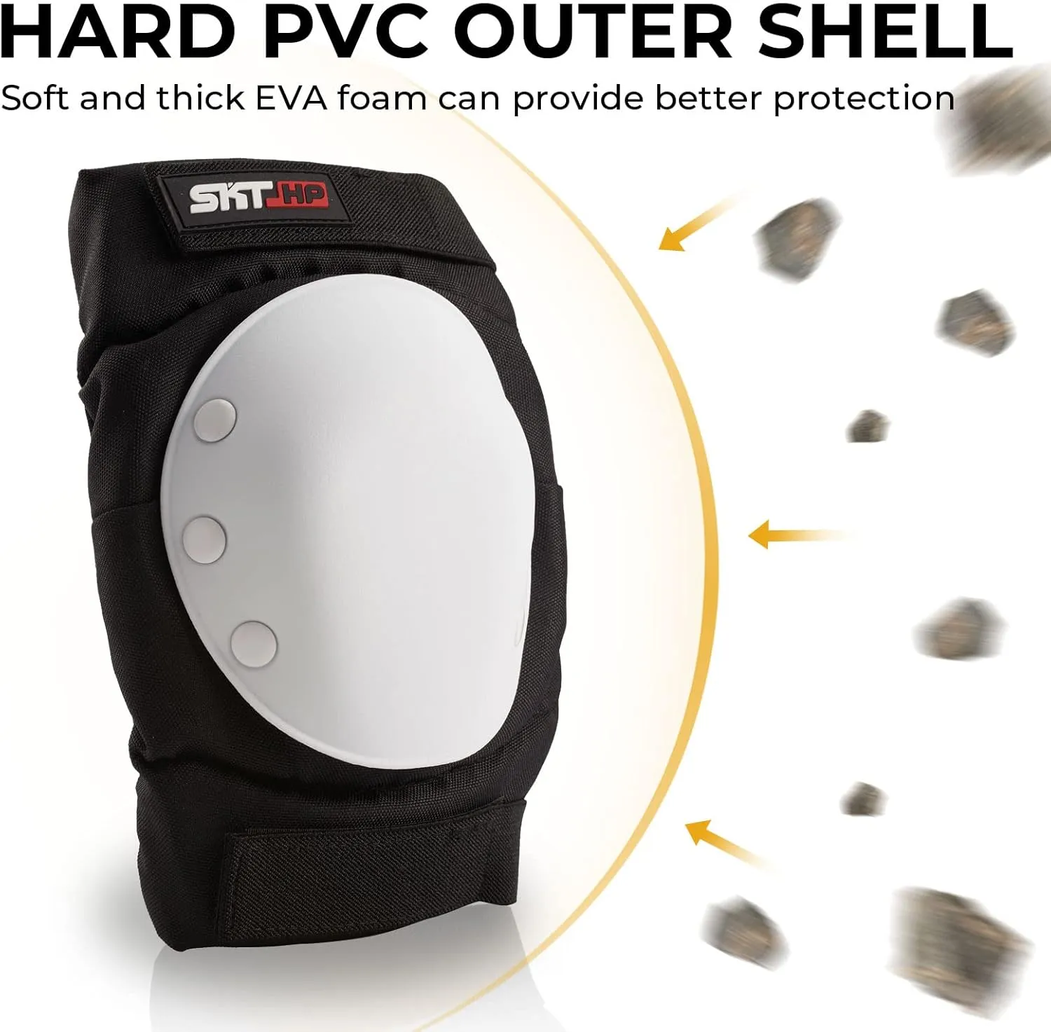 SKT HP Protective Gear for Adults, Knee Pads Elbow Pads Wrist Guards for Inline Skating Biking Skateboarding