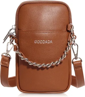 Small Crossbody Cell Phone Bag for Women Men, Mini Over Shoulder Handbag Purse
