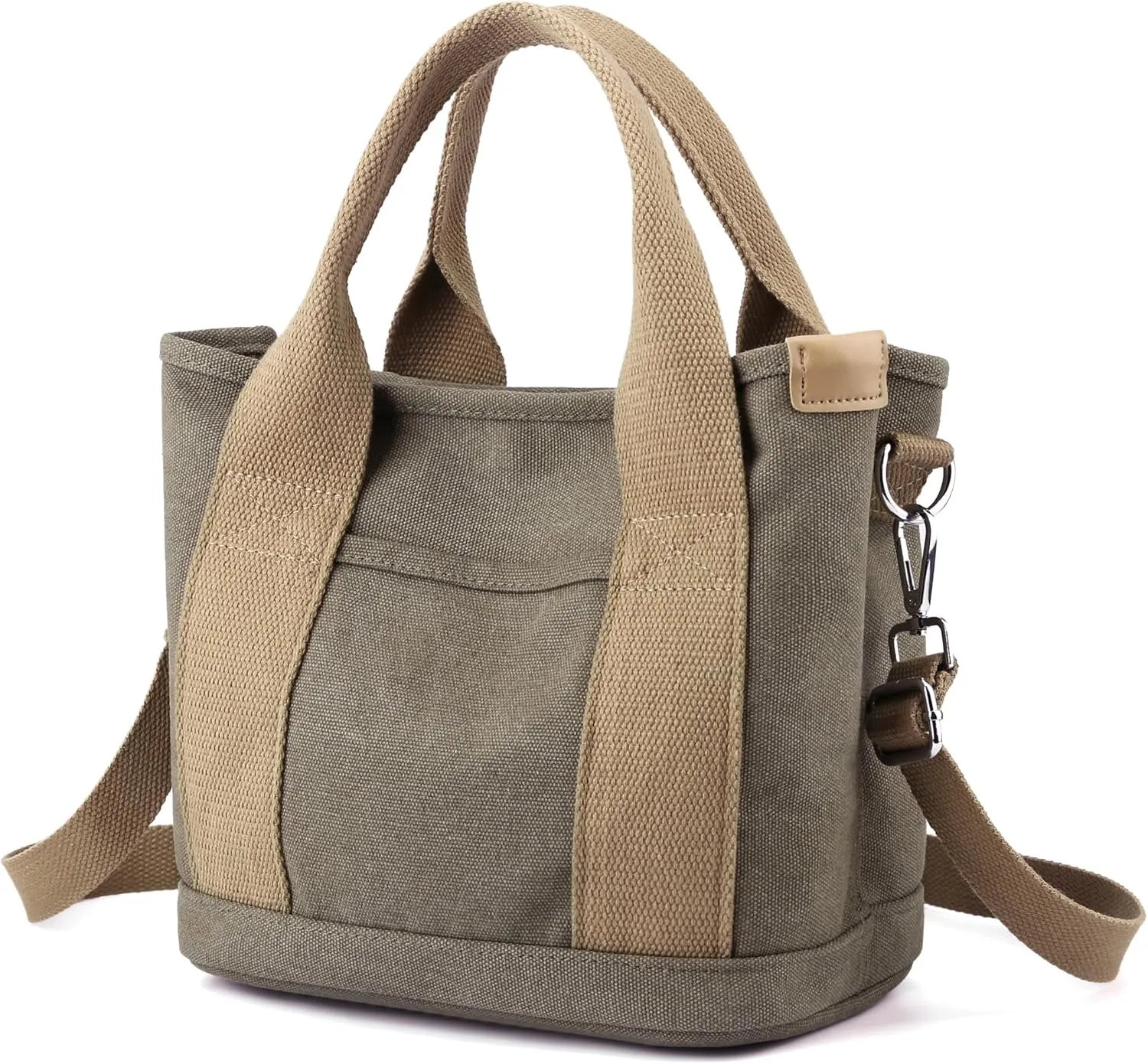 Small Tote Bag with Zipper Tote Bag for Women Canvas Crossbody Bag Shoulder Bag Satchel Hobo Bag Messenger Bag 2025