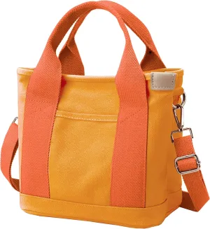 Small Tote Bag with Zipper Tote Bag for Women Canvas Crossbody Bag Shoulder Bag Satchel Hobo Bag Messenger Bag 2025