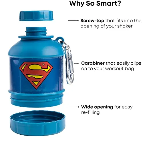 Smartshake Whey2Go Supergirl Protein Container 110ml