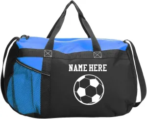 Soccer Sports Duffel Custom Name Soccer Bag: Gym Duffel Bag