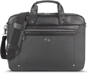 Solo New York Irving 15.6 Inch Laptop Briefcase, Black
