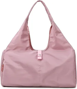 Sports Duffel Bags Scione Yoga Mat Bag Gym Fitness Bags for Women Men Training Sac De Sport Travel Gymtas Nylon Outdoor Sports Tas Sporttas(Sweet Pink)
