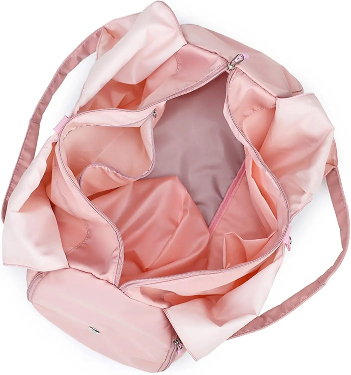 Sports Duffel Bags Scione Yoga Mat Bag Gym Fitness Bags for Women Men Training Sac De Sport Travel Gymtas Nylon Outdoor Sports Tas Sporttas(Sweet Pink)