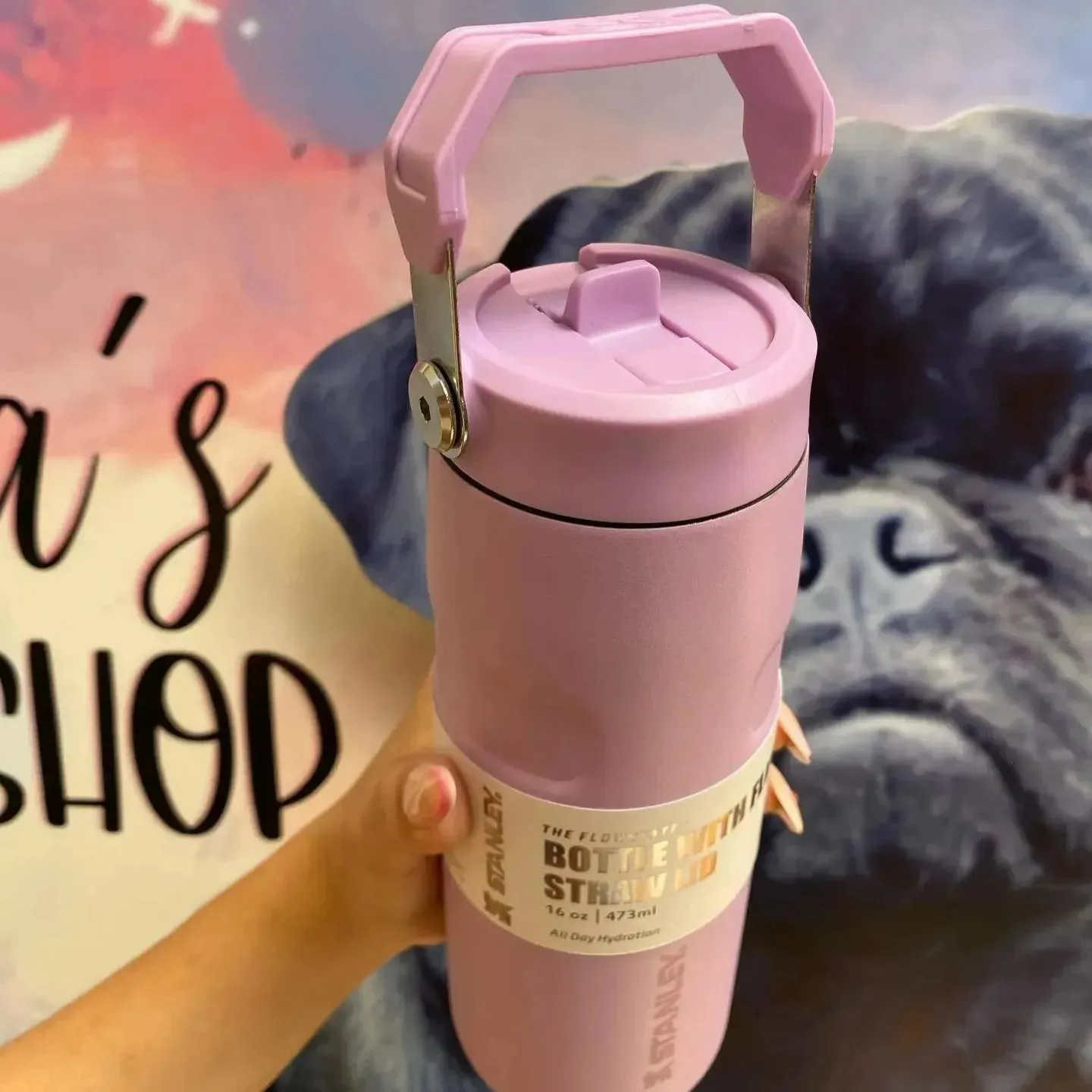 Stanley IceFlow Flip Straw 2.0 Water Bottle (16 oz)