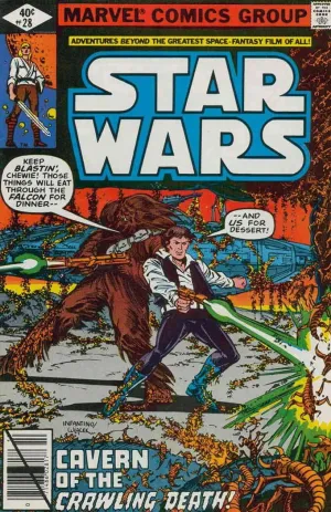 Star Wars #28 VF ; Marvel comic book | Direct Market Edition