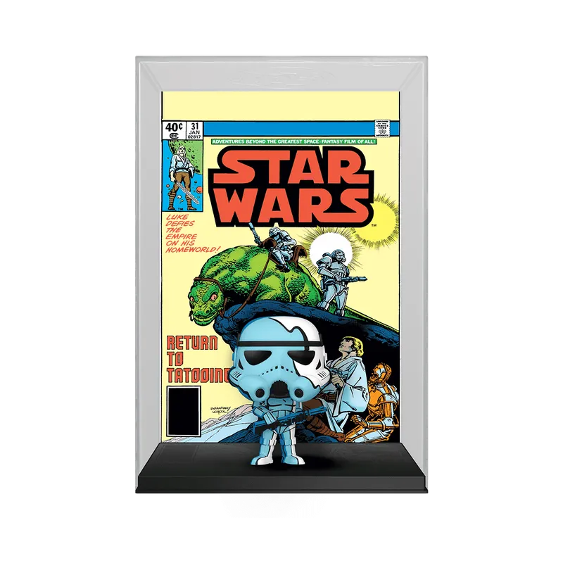 Star Wars #31 Sandtrooper Funko Pop! Comic Covers Display