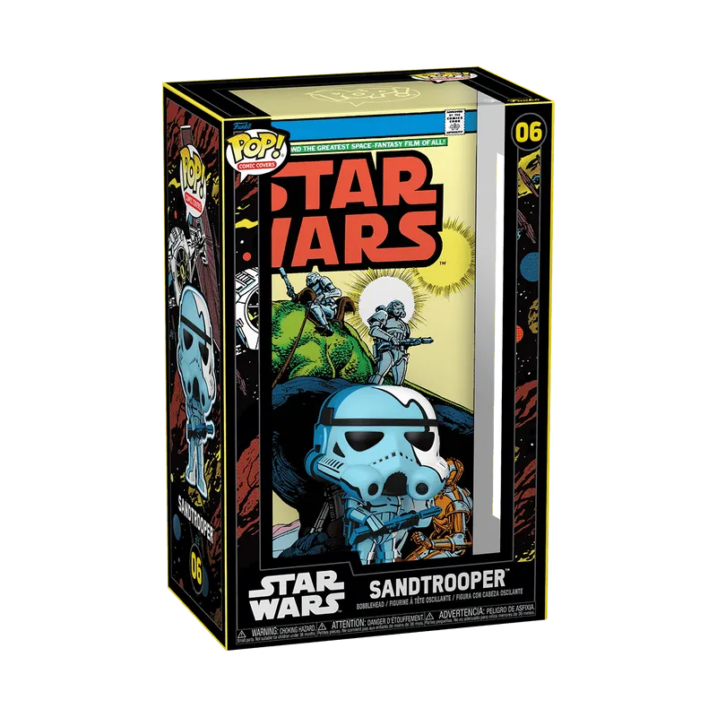 Star Wars #31 Sandtrooper Funko Pop! Comic Covers Display