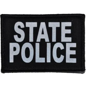 State Police Reflective - 2x3 Patch