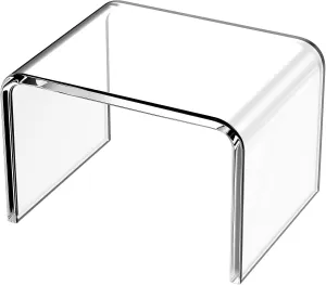 Step Stool for Kids, Acrylic Stools, Acrylic Step Stools for Adults, Small Step Stool, 12 Inches Stool Bathroom, Clear Step Stools, Toilet Stools, Plant Stand, Foot Stool, Display Rack (Common)