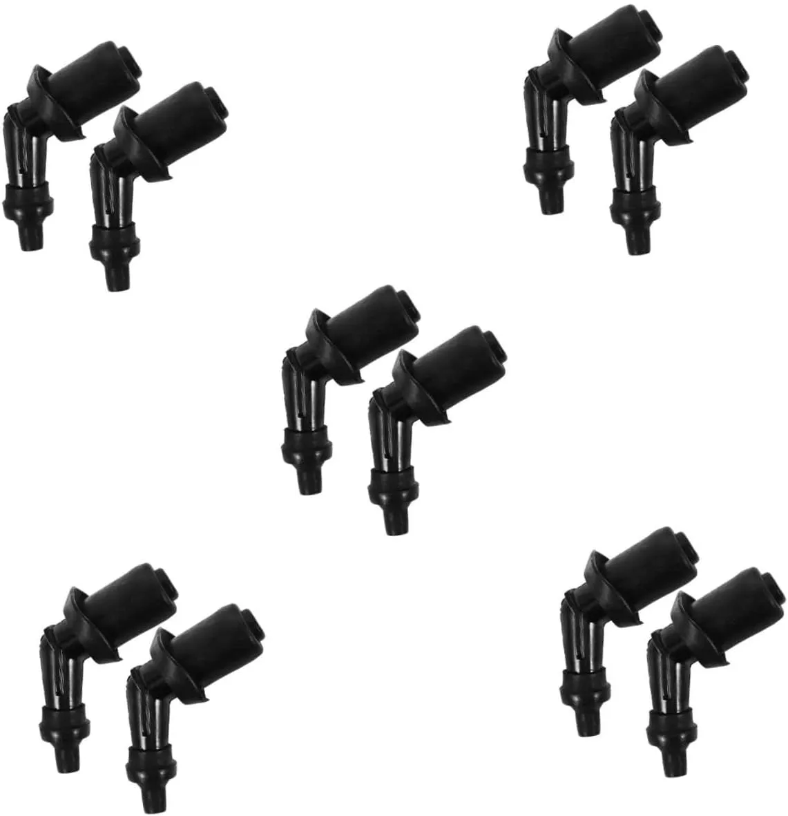 STOBAZA 5sets Spark Plug Boot Cap for Motorcycles Scooter Part Sturdy Plastic Essential Engine Maintenance 2pcs*5