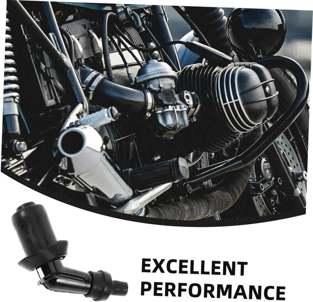 STOBAZA 5sets Spark Plug Boot Cap for Motorcycles Scooter Part Sturdy Plastic Essential Engine Maintenance 2pcs*5