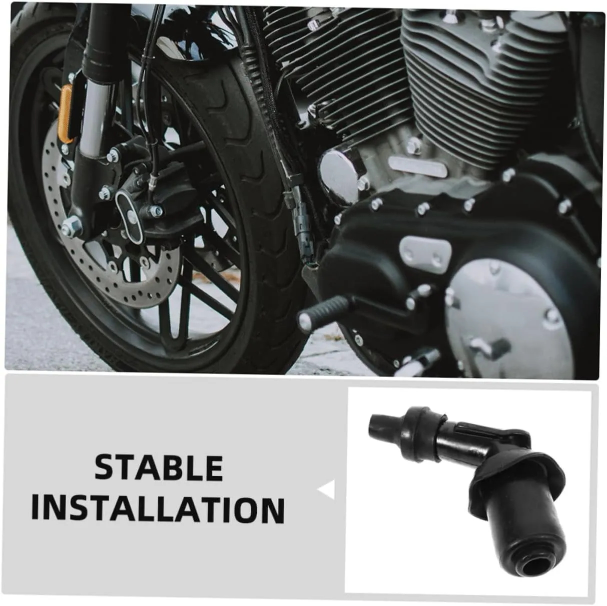 STOBAZA 5sets Spark Plug Boot Cap for Motorcycles Scooter Part Sturdy Plastic Essential Engine Maintenance 2pcs*5