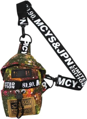 Street Crossbody Bag Cool Chest Shoulder Purse Freestyle Sling Bag Personality Hip-hop Phone Pouch