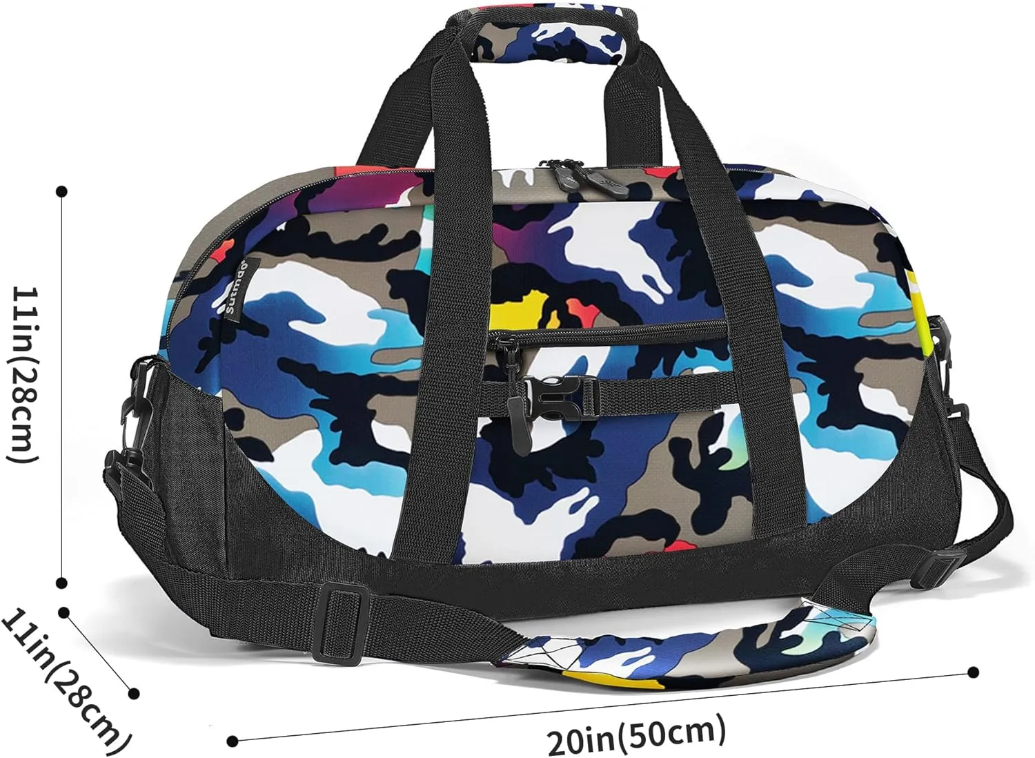 Stumdo Kids Overnighter Duffel Bags for kids, Carry-On Size & Ideal for School Practice or Overnight Travel Weekender Tote for Travel Gym Sport bag for Boys & Girls (11mchua)