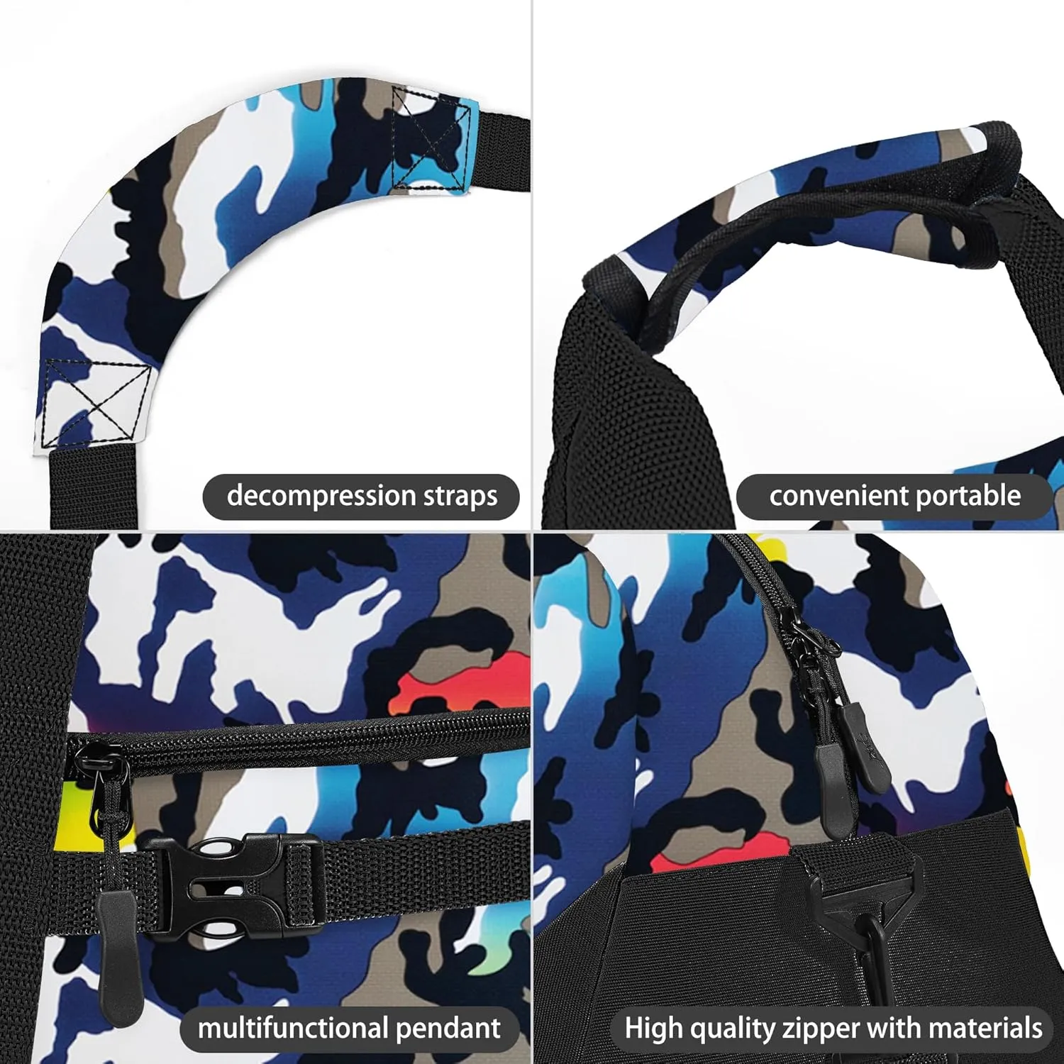 Stumdo Kids Overnighter Duffel Bags for kids, Carry-On Size & Ideal for School Practice or Overnight Travel Weekender Tote for Travel Gym Sport bag for Boys & Girls (11mchua)
