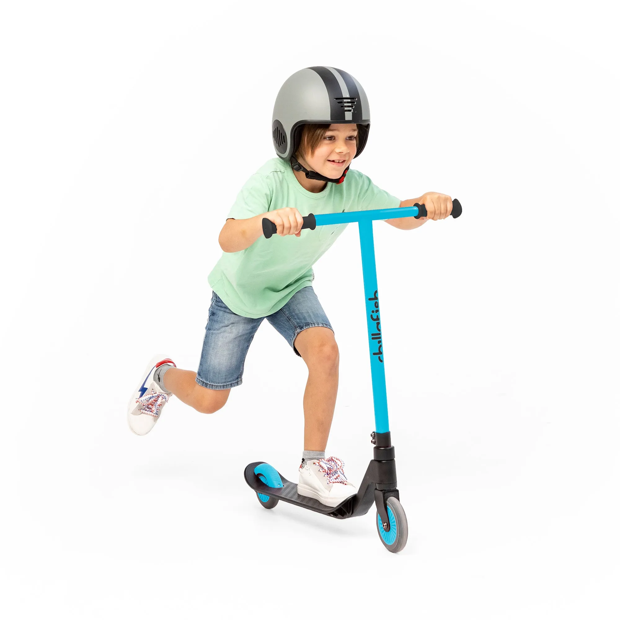 Stunti scooter with integrated brake