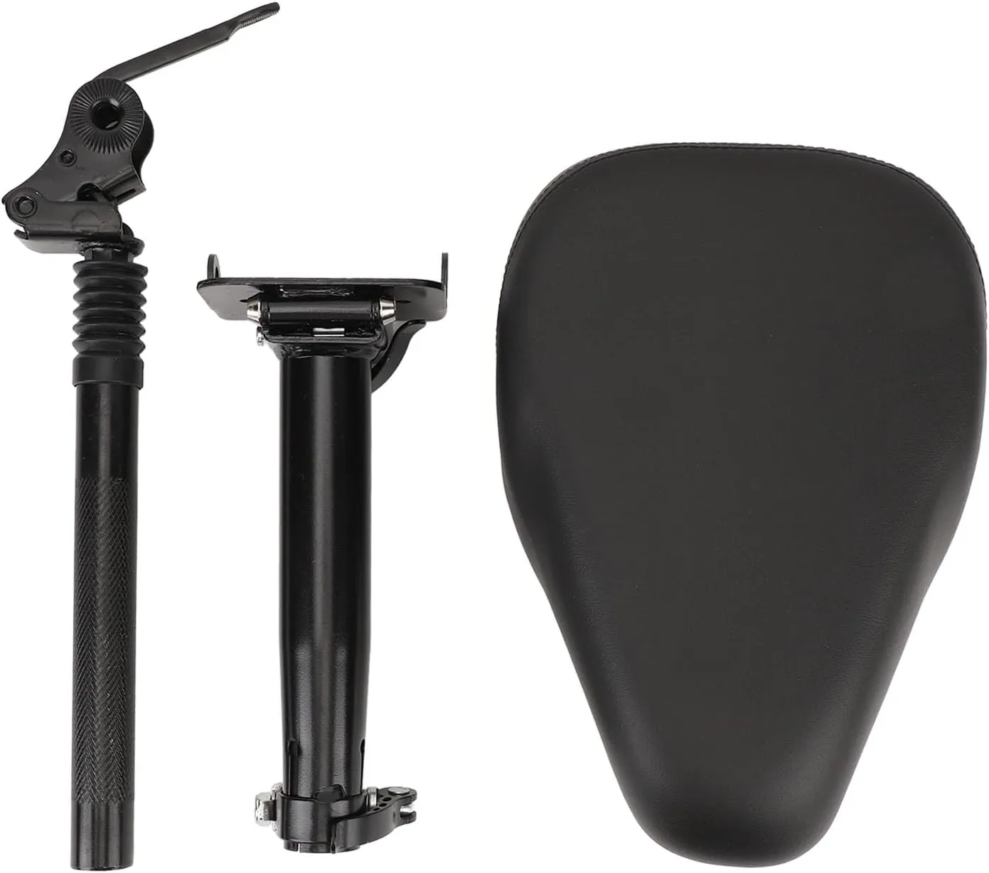 Sturdy Electric Scooter Foldable Seat with High Load Bearing, Shock Absorbing Foam Padding, and Locking Base Design, for M4 Scooters