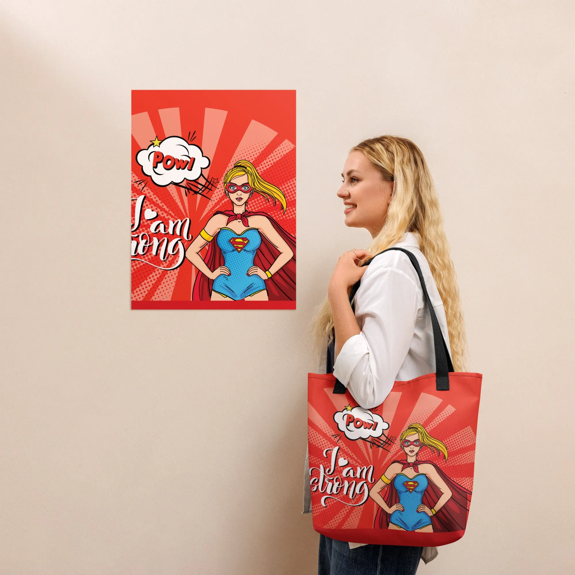 Super Girl Tote Bag