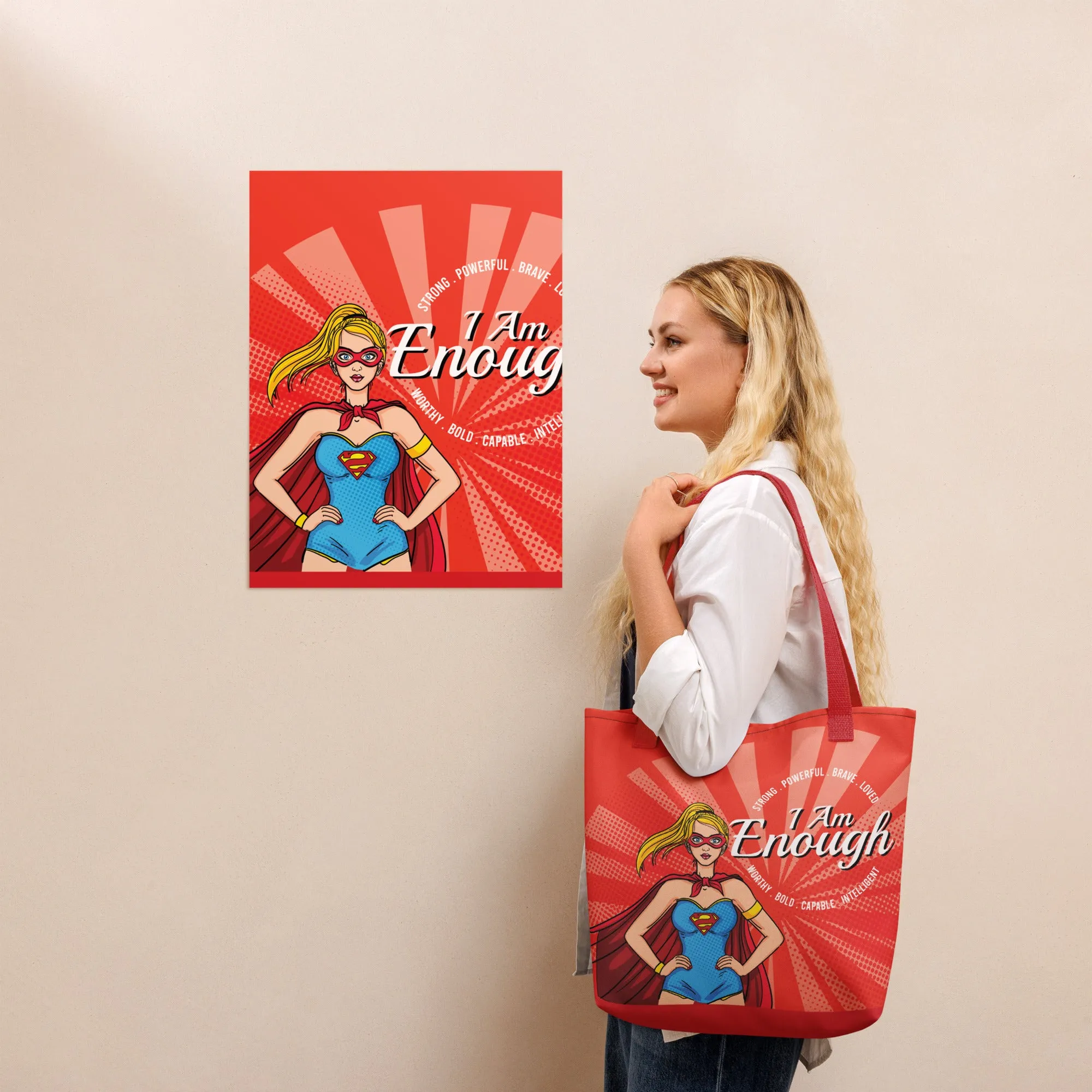 Super Girl Tote Bag