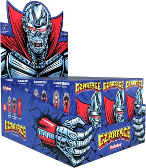 Super7 Czarface Blind Box Flat Reaction Figures - (12 Pack) 3.75" Czarface Action Figures Classic Hip Hop Collectibles and Retro Toys