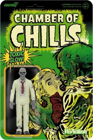 Super7 Pre-Code Horror Chamber of Chills Heartless Zombie (Glow in The Dark) - 3.75" Pre-Code Horror Action Figure Comics Collectibles and Retro Toys