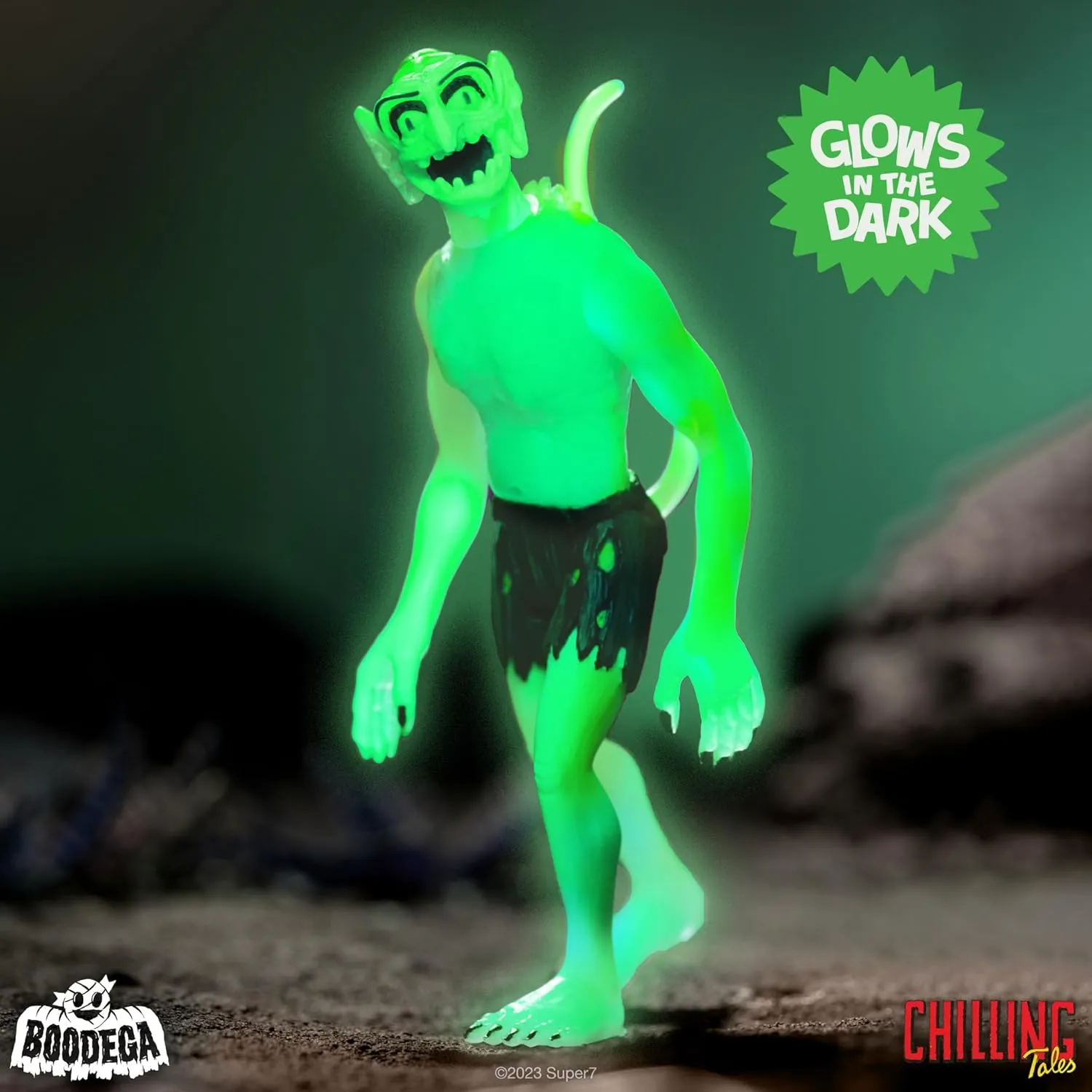 Super7 Pre-Code Horror Chilling Tales Graveyard Ghoul (Glow in The Dark) - 3.75" Pre-Code Horror Action Figure