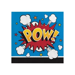 Superhero Slogans Beverage Napkins (16 PACK)