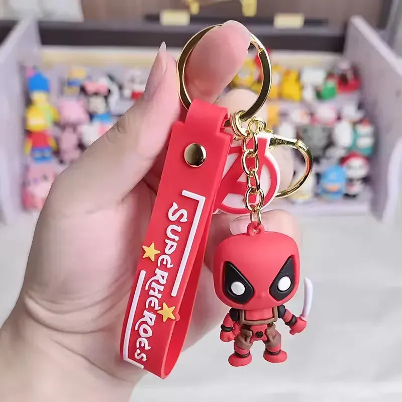 Superhero Squad Figurine Keychain