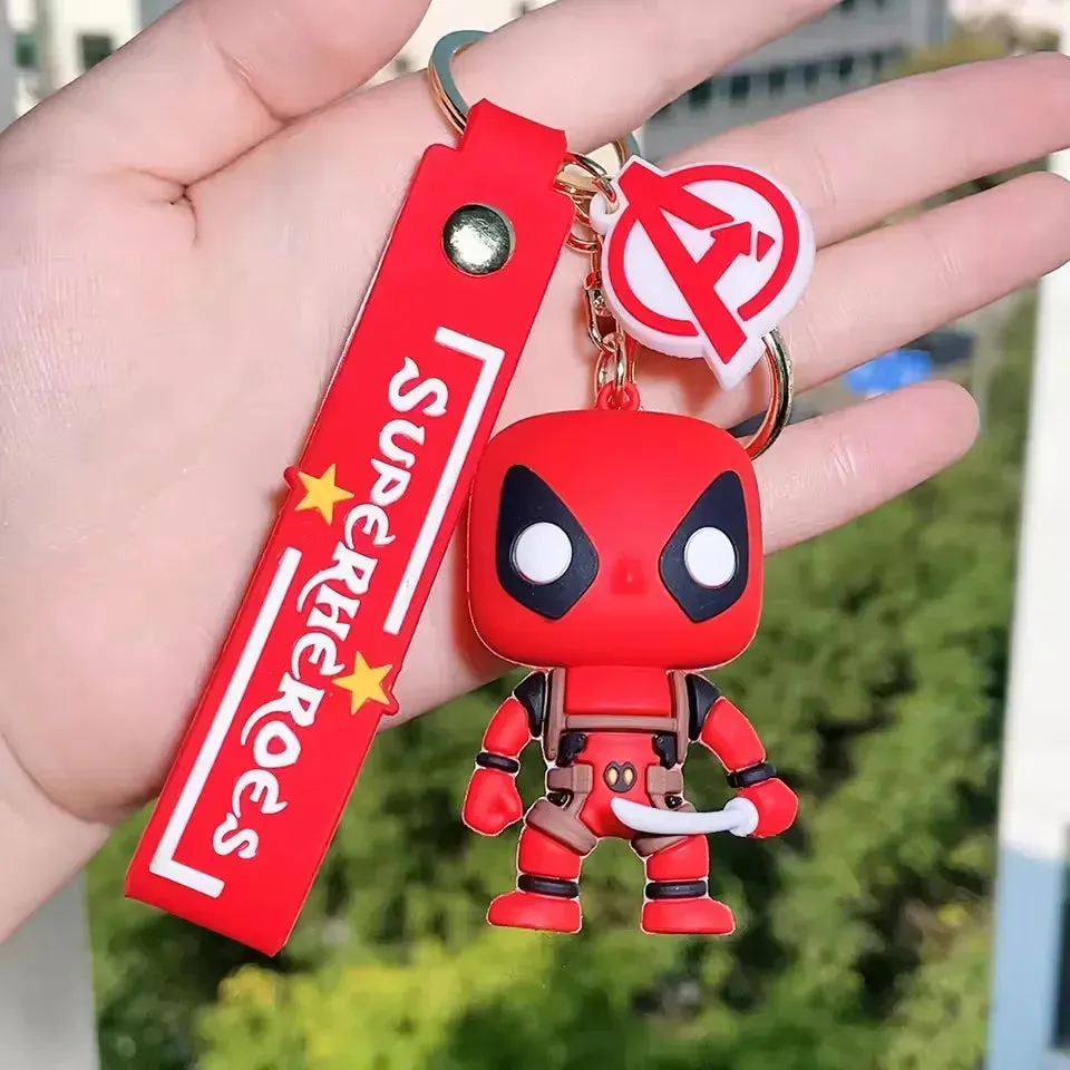Superhero Squad Figurine Keychain
