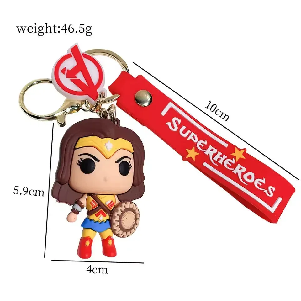 Superhero Squad Figurine Keychain