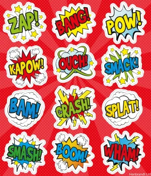 Superhero Sticker Sheets